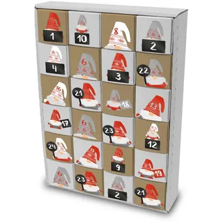 itenga Adventskalender zum Füllen Würfel 6,5cm