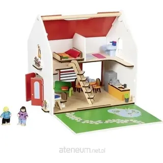 goki Tragbares Puppenhaus Eco House, mit Zubehör