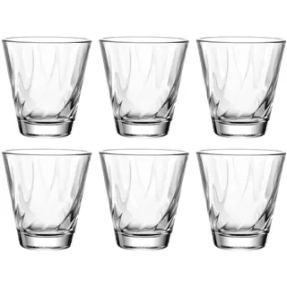 LEONARDO TWIST Wasser- & Saftglas 0,215 l 6er Set