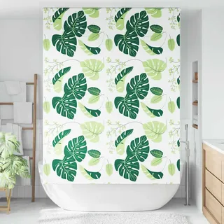 vidaXL Duschrollo 150x240 cm Stoffbreite 146 cm - Grün