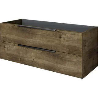 Pelipal Unterschrank für Doppel-Waschtisch Quantum 07 Eiche Ribbeck Quer 120 cm