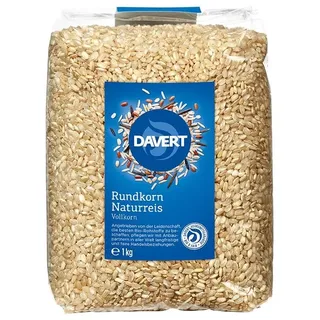 Davert - Rundkorn Naturreis 1 kg