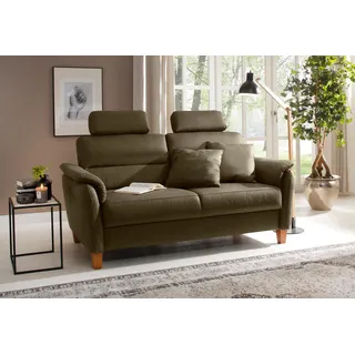 Home Affaire 2,5-Sitzer "Palmera, B: 179 cm", mit Federkern, oliv