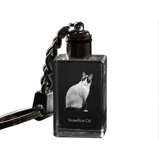 Schneeschuh-Katze - Wanduhr mit Katze, Regal Uhr mit Druck, personalisierte Hausdekoration von Art-Dog.