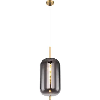 GLOBO Blacky I 1-flg. Ø 20 cm rund grau/weiß