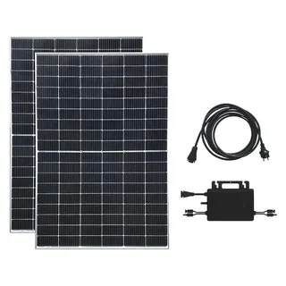 Technaxx Balkonkraftwerk Bifazial 800 W inkl. Wechselrichter