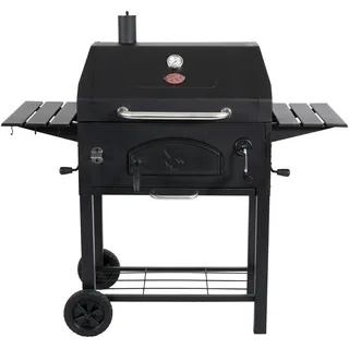 Char-Griller Traditioneller Holzkohlegrill und Smoker in Schwarz