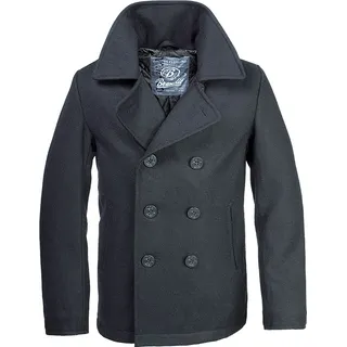 Brandit Textil Pea Coat schwarz XL