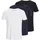 Organic 3 Pack Kurzarm-T-Shirt Black Pack 1 Black 1 Navy 1 White 2XL