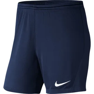 Nike Damen W Nk Df Park Iii Nb K Fußball-Shorts, Midnight Navy/White, M