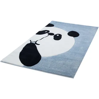 Carpet City Kinderteppich »Bueno Kids 1389«, rechteckig, 13 mm Höhe, Spielteppich, Panda-Bär, 3D-Effekt, Weicher Flor, Pflegeleicht Carpet City blau B: cm 1 St.