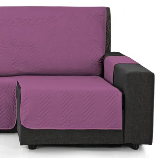 Martina Home Chaiselongue-Abdeckung Milano 200, Aubergine