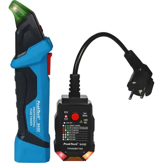 Peaktech Sicherungsfinder, P 3432, mit RCD-Tester