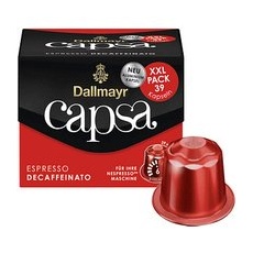 Dallmayr Capsa Espresso Decaffeinato Kaffeekapseln Arabicabohnen kräftig 39 Portionen
