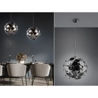 LED Pendelleuchte Kugel Chrom bedampft Ø 54cm