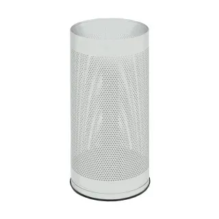 VAR Schirmständer Lochblech, Bodenbereich mit Kantenschutz, Farbe: lichtgrau