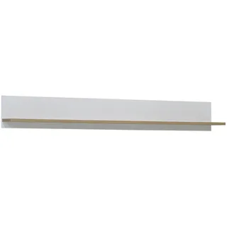 Forte Asta Wandregal, Holz, planked eiche mit weiß, 120 x 75 x 45.90 cm