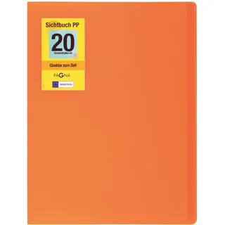Pagna 21012-09 Sichtbuch A4 PP orange,