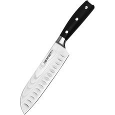 TONIFE Kochmesser Santoku Messer Hochkohlenstoff Edelstahl Küchenmesser, 300mm 188g, langfristige Verwendung und Wartung möglich, korrosionsbeständig, lang anhaltende Schärfe