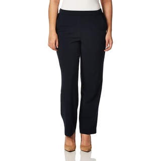 Briggs New York Damen Pull on Dress Pant (Regular Short & Tall Length) Klassische Hose, Marineblau, 48 Kurz