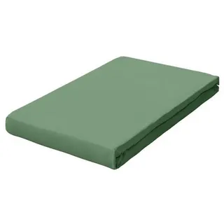 schlafgut Pure Topper Baumwolle 180 x 200 - 200 x 220 cm green mid