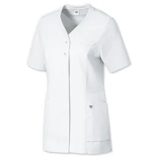 BP 1750-435-21-S Freizeit-Tunika für Frauen, 1/2 Ärmel, Piqué-Einsätze und Arm-Lift-System, 180,00 g/m2 Stoffmischung, weiß, S