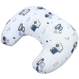 TupTam Stillkissen 46 cm Baufahrzeuge Blau/Grau