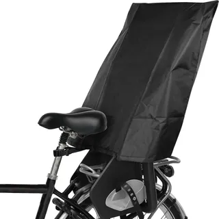 Bonna Regenschutz für Fahrradkindersitz - Fahrradsitz Regenschutz (passend für Römer, Hamax, Thule etc.) - Schwarz