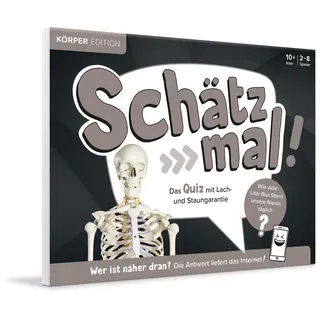 Schätz mal! Körper Edition: Das Quiz mit Lach- und Staungarantie I Ab 10 Jahre I 2-8 Spieler I Spiele-Block