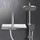 Duschsystem mit Thermostat Duschset Duschsäuleset mit Brausestange mit 3 Strahlstärken Duschset Duscharmatur mit thermostat Duschsystem Chrom