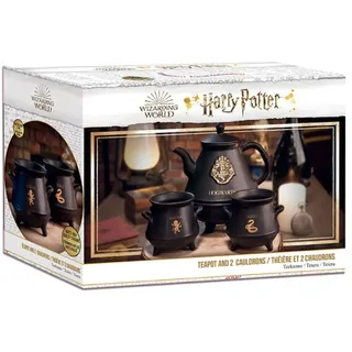 ABYSSE Harry Potter Teekanne mit Hogwarts-Kessel-Set