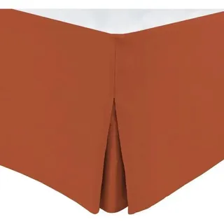 Bettrock - HOME LINGE PASSION - 140 x 190 cm + 30 cm - Terrakotta - Orange