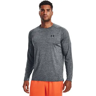 Under Armour Herren Tech-Langarm-T-Shirt, Pitch Gray/Black, L