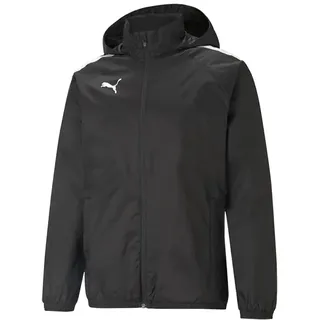 PUMA Herren TeamLIGA Allwetterjacke, Schwarz/Schwarz, M