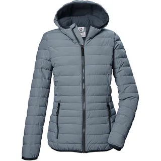 G.I.G.A. DX Damen Steppjacke/Übergangsjacke mit Kapuze GS 65 WMN QLTD JCKT, dunkel rauchblau, 44, 43050-000