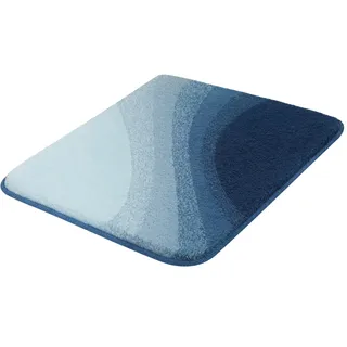 KLEINE WOLKE Badteppich Malin Blau 65 x 55 cm