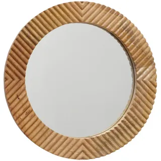 Boltze Home Spiegel im Mangoholzrahmen luke, Ø 56 cm