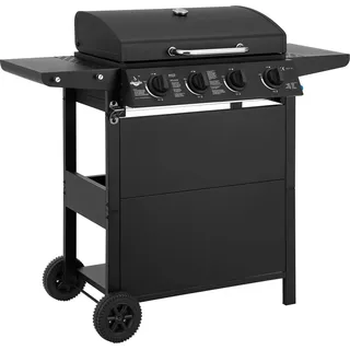El Fuego Gasgrill San Jose mit 4 Brenner 114 cm x 101,5 cm x 51 cm