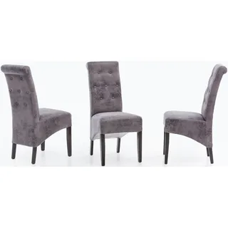 Home affaire Polsterstuhl »Harry« (Set) 4 Stk., grau