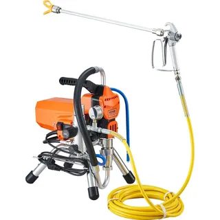 Vevor Airless-Spritzgerät mit Hochdruckschlauch, 2200-W-Wandstreichpistole, 3000 PSI, 2 l/min, bürstenloser Motor im Lieferumfang enthalten, für Innen- und