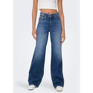 Only ONLJUICY High Waist Wide Leg Blau 26/30
