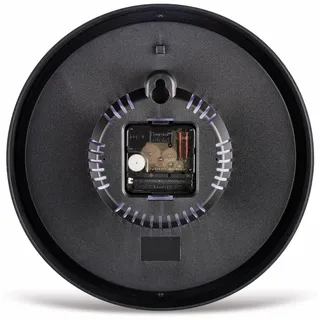 Hama Pure Quarzwanduhr Kreis Schwarz (00186338) - Schwarz