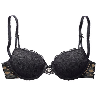 LASCANA Push-up-BH Damen schwarz Gr.70B