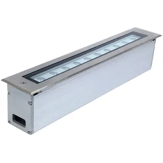 LED Einbaustrahler Silber Glas IP67 4000 K Boden L:50 cm Einbauleuchte Gehweg