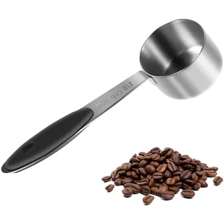 Wjelet Kaffeemesslöffel,30ml Kaffee Dosierlöffel,Messlöffel Edelstahl Messbecher Mit Langem Griff Für Kaffee Tee Kakao Gewürze Flüssigkeiten Und Pulverförmige Zutaten