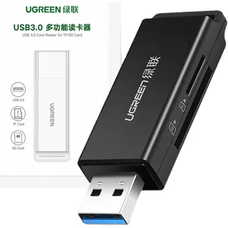UGREEN tragbarer TF/SD-Kartenleser für USB 3.0 Datenübertragung von bis zu 95