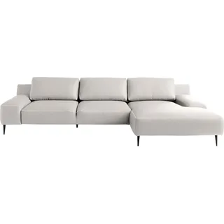 Designwerk Eckcouch Leder 3-Sitzer Weiß