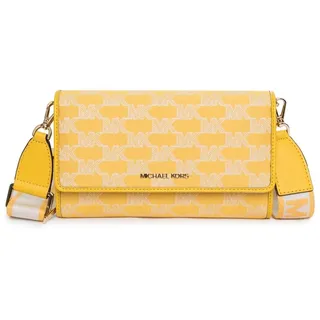 MICHAEL KORS JET SET ITEM Damen Handtasche Umhängetasche gelb weiß edel Neu