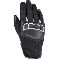 IXON Motorrad Handschuhe RS RUN schwarz weiß Größe M