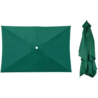 IGTOPS Replacement 6 Rib Rechteckig Parasol Canopy,200 * 300cm,Sonnenschirm Ersatz Baldachin Abdeckung,ohne Ständer,Schirm Baldachin Anti-Ultraviolett Regenschirm Ersatz Stoff